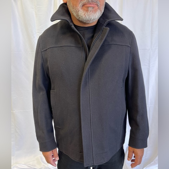 Made in Italy Mario Valenti Men’s Wool/Cashmere/Nylon Coat Size XL - Picture 2 of 7